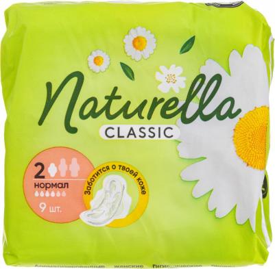 Прокладки Classic Normal с крылышками, 9 шт – фото 1