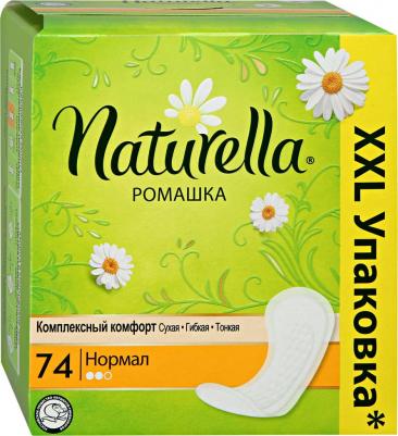 Прокладки ежедневные Нормал Ромашка Гигиенические 74 штуки – фото 14