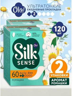 Прокладки ежедневные Silk Sense Daily, 60 шт – фото 1