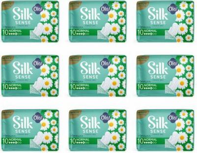 Прокладки Silk Sense Classic Wings Singles Normal "Ромашка" с крылышками, 10шт – фото 10