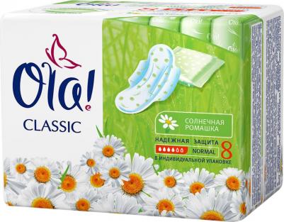 Прокладки Silk Sense Classic Wings Singles Normal "Ромашка" с крылышками, 10шт – фото 11