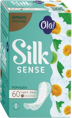 Прокладки Silk sense Light deo ежедневные Ромашка 60шт – фото 8