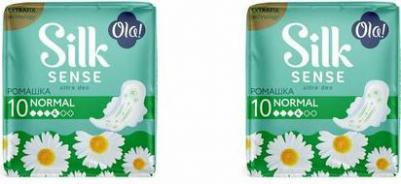 Прокладки женские ультратонкие NORMAL 10 шт. Сеточка без аромата Silk Sense – фото 5