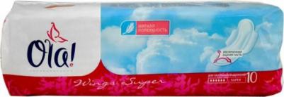 Wings Super прокладки гигиенические удлиненные мягкая поверхность, 10 шт – фото 7