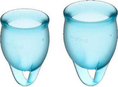 Набор менструальных чаш Feel confident Menstrual Cup (фиолетовые) – фото 5