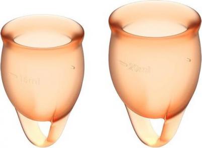 Набор менструальных чаш Feel confident Menstrual Cup (фиолетовые) – фото 6