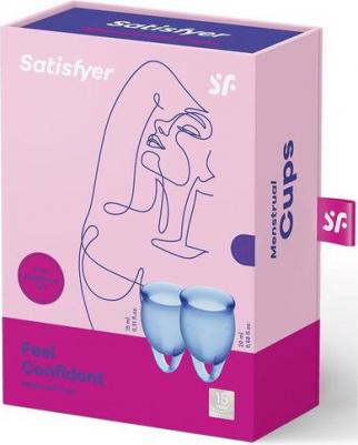 Набор менструальных чаш Feel confident Menstrual Cup (фиолетовые) – фото 12