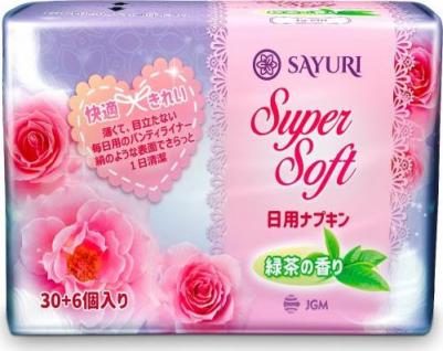 Ежедневные гигиенические прокладки Super Soft с зелёным чаем, 36 шт – фото 5