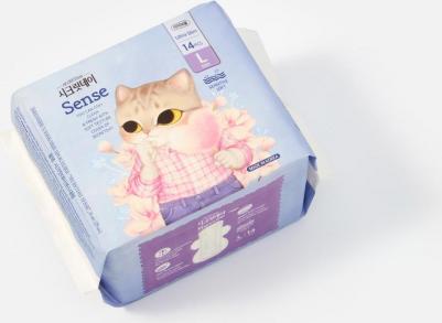 Прокладки женские Ультратонкие дышащие органические Sense Large 28 см, 10 шт – фото 1