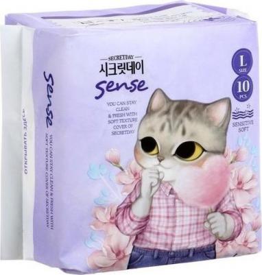 Прокладки женские Ультратонкие дышащие органические Sense Large 28 см, 10 шт – фото 15