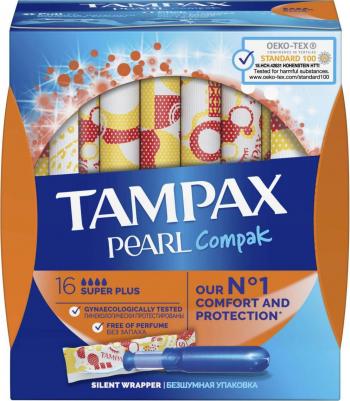 Тампоны Compak Pearl SuperPl без аппликатора, 16шт – фото 10