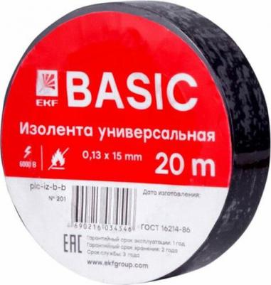 Изолента ПВХ, 0.13мм/15мм/20м, желто-зеленая, PROxima (plc-iz-b-yg)