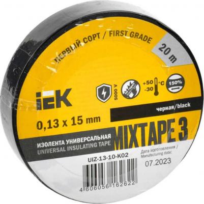 Изолента ПВХ 0.13х15мм (рул.20м) черн. UIZ-13-10-K02 – фото 3