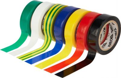Набор изоляционных лент 0,13х15 мм, 10 м, 7 цветов, цена за 1 упак – фото 1