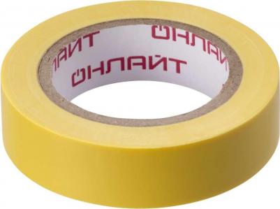 Изолента 61 879 OIT-B15-10/Y ПВХ желтая, цена за 1 шт – фото 2