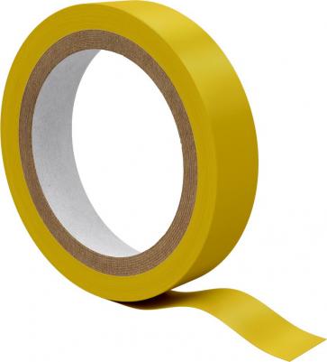 Изолента ПВХ 28677 6 Изолента ПВХ 0,13*15мм Желтая 5м – фото 3