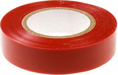 Изолента ПВХ, 19 мм, 20 м, красная – фото 1