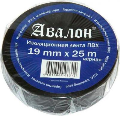 Электроизоляционная лента 19мм x 25м черная 59495 – фото 4