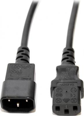 Кабель питания IEC-320-C13-IEC-320-C14, 6A, 1м, черный PC105-10A – фото 3