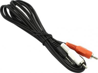 Кабель соединительный 2.0м 3.5 Jack (M) - 2xRCA (M) стерео аудио AC35J2R-020M – фото 1