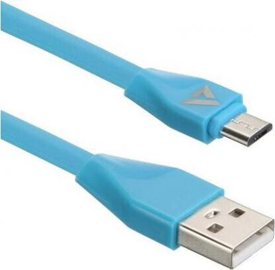 USB кабель ACD-Life Acd-u920-m1l MicroUSB Usb-a Tpe, 1м, синий Acd-u920-m1l – фото 1