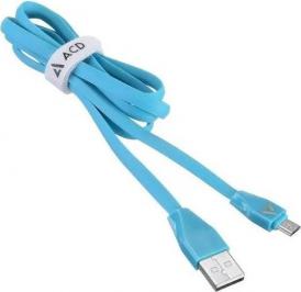 USB кабель ACD-Life Acd-u920-m1l MicroUSB Usb-a Tpe, 1м, синий Acd-u920-m1l – фото 3