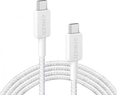 Кабель Powerline 322 USB-C to USB-C 1.8м (A81F6H21) белый – фото 4