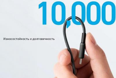 Кабель Type C-Type C 0,9m 60W Power Line 322 черный – фото 7