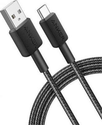 Кабель USB-A - Type C 0.9m Power Line 322 черный – фото 4