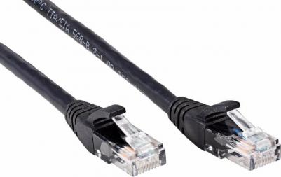 Кабель PATCH CAT6E UTP 0.5M ANP612B-BK-0.5M BLACK – фото 3