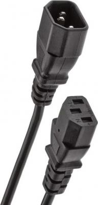Кабель-удлинитель питания IEC-320-C13-IEC-320-C14, 1.5A, 3м, черный ACE001 – фото 1