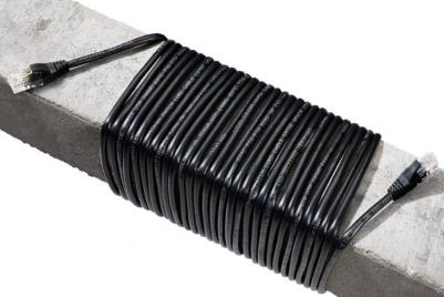 Коммутационный шнур ANP511 10M BK Патч-корд литой UTP кат.5е 10м черный