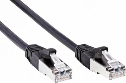 Патч-корд литой iOpen FTP кат.5e (7/0.16) черный 1m (ANP522B-BK-1M) – фото 1