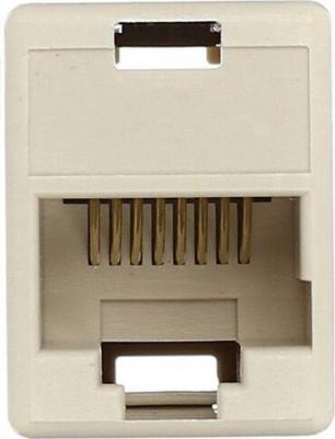 Проходной адаптер RJ-45, кат.5e 8P8C, 2 розетки RJ-45, 10 шт в упаковке ACT251-1 10 6938510880208