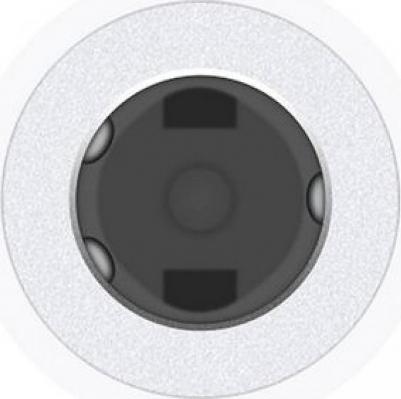 Переходник MU7E2ZM/A mini-Jack 3.5 (m) USB Type-C (m) белый – фото 3