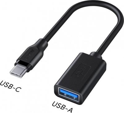 Комплект адаптеров USB-C to USB 3.0 (2 шт) чёрные (CB-A26) – фото 1