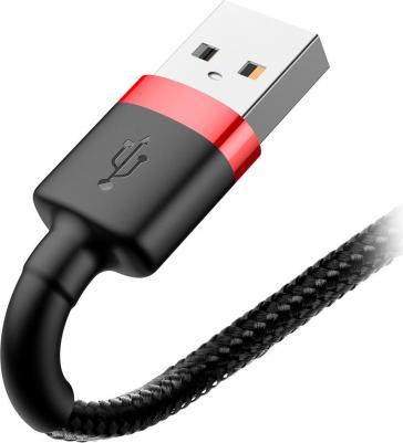 Аксессуар APPLE 8-pin Cafule 2.4A 1m Red-Black CALKLF-B19 – фото 8