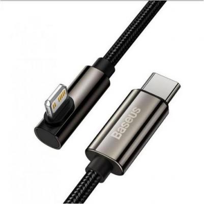 Аксессуар Bright Mirror 3-in-1 Retractable Lightning - USB Type-C 1m 100W Blue – фото 3