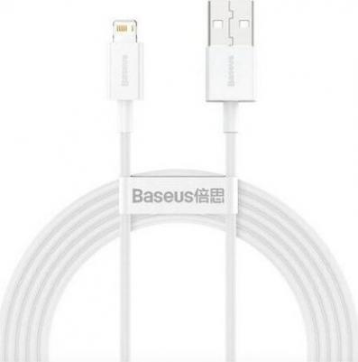Аксессуар CoolPlay Series USB - Lightning 2.4A 1m White CAKW000402 – фото 1