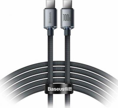 Аксессуар Crystal Shine Series USB Type-C - USB Type-C 100W 1.2m Black CAJY000601