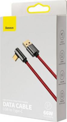 Аксессуар Legend Series Elbow Fast Charging Data Cable USB - USB Type-C 1m Red – фото 2