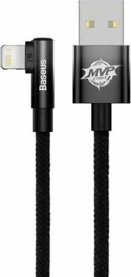 Аксессуар MVP 2 Elbow-Shaped USB - Lightning 2.4A 2m Black CAVP000101 – фото 1