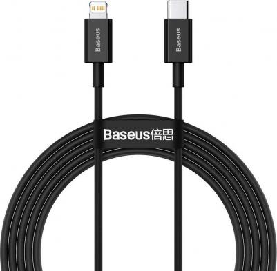 Аксессуар Superior Series Fast Charging Data Cable Type-C-Lightning PD 20W 2m Black – фото 4