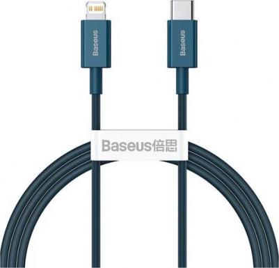 Аксессуар Superior Series Fast Charging Data Cable Type-C-Lightning PD 20W 2m Blue