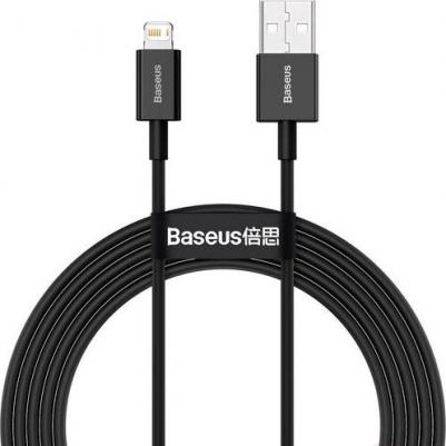 Аксессуар Superior USB - Lightning 2.4A 1m Black CALYS-A01 – фото 1