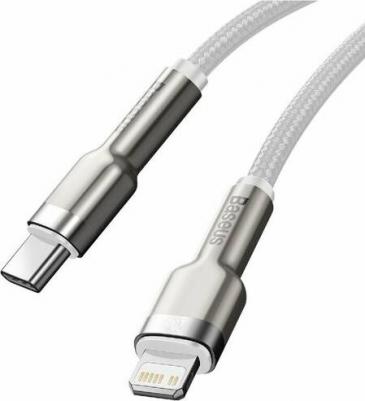 Cafule Series Metal Data Cable Type-C to iPhone PD 20W 1m CATLJK-A02 кабель Белый – фото 5