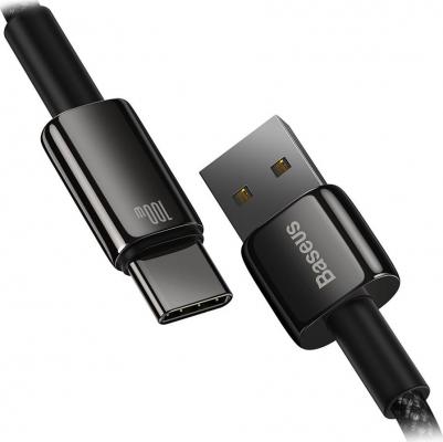 Data кабель USB 1м Type-C CAWJ000001 100W, черный – фото 3