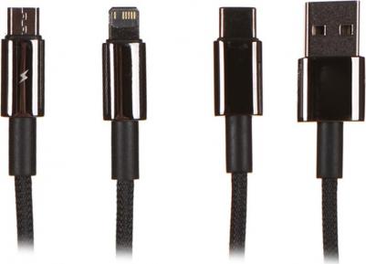 Кабель 3 в 1 CAMLTWJ-01 1.5m black – фото 3