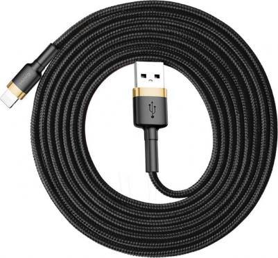 Кабель Cafule Cable special edition 2m Gold/Black/Black (CALKLF-CV1) – фото 5