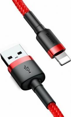 Кабель Cafule Cable USB - Lightning, 2.4А 1m Red